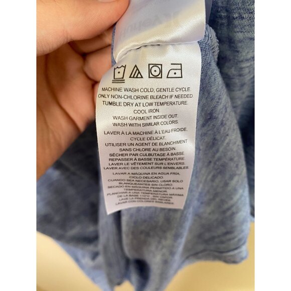 Hurley Mens Blue Graphic T-Shirt Medium Lightweight Casual Comfort Tee polyester - Picture 5 of 7